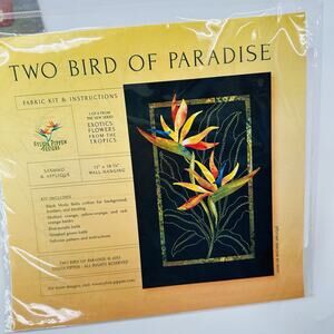 SYLVIA PIPPEN DESIGNS Quilt Pattern Two BIRD OF PARADISE Wall Hanging 2013
